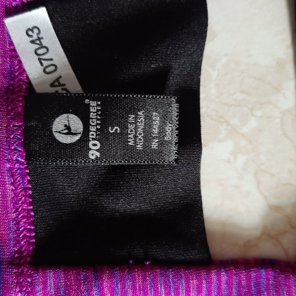 90Degrees Small Purple Sports Bra - Picture 4 of 7